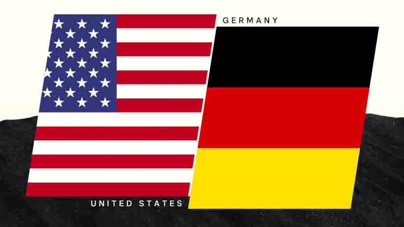 Germany has invaded USA to fight AGAINST Nazis.